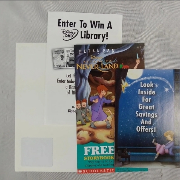 Disney Peter Pan Return to Neverland VHS - Picture 3 of 7